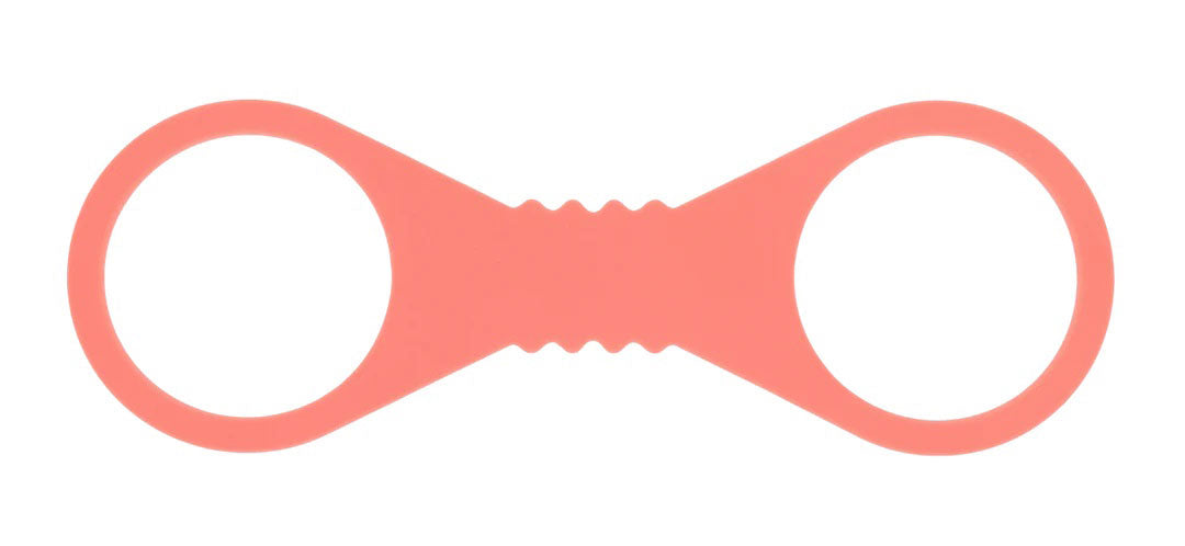 Sportsheets Peaches 'N Creame Silicone Cuffs — Large - SS10202