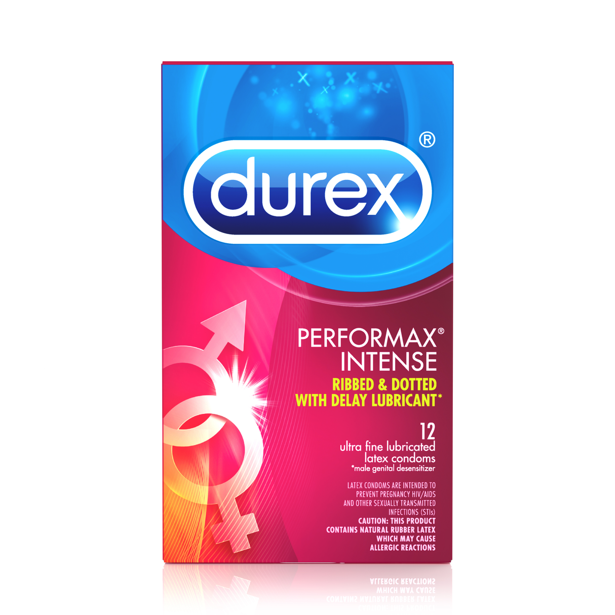 Paradise Marketing Durex Performax Intense Condoms — 12 Pack - PM85328