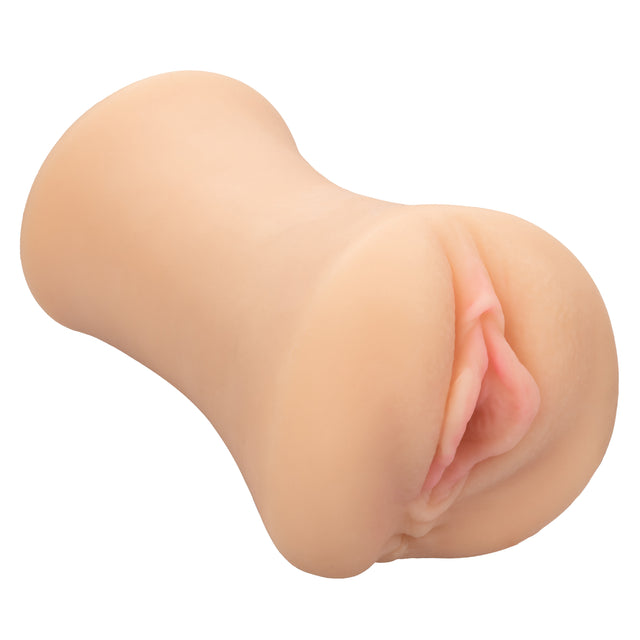 CalExotics Stroke It Juicy Sleeve Closed‑End Stroker — Ivory, 6.5in - SE0912383