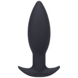 Tantus Neo Silicone Butt Plug — Black, 1.4 in x 4 in - TS561BK