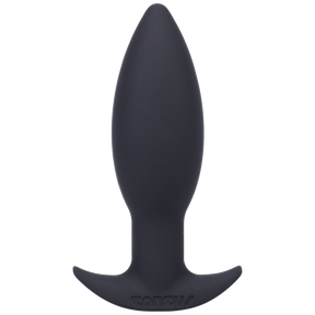 Tantus Neo Silicone Butt Plug — Black, 1.4 in x 4 in - TS561BK