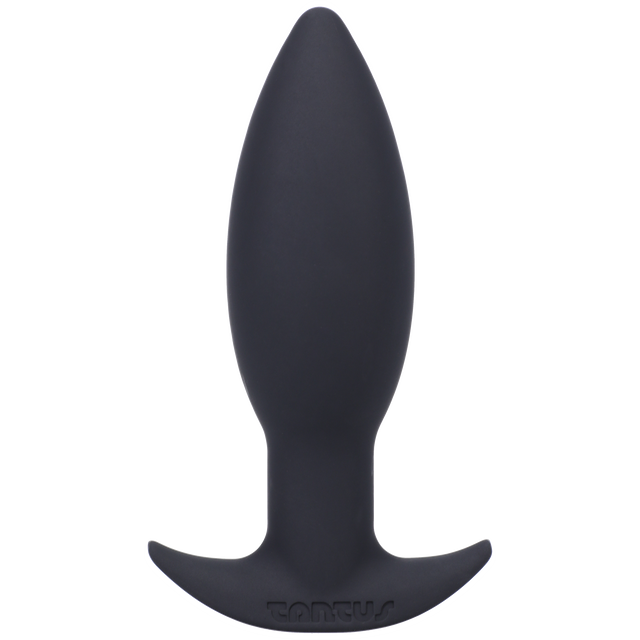 Tantus Neo Silicone Butt Plug — Black, 1.4 in x 4 in - TS561BK