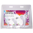 Doc Johnson Crystal Jellies Curved Anal Trainer Set — Clear - DJ0289-67-CD