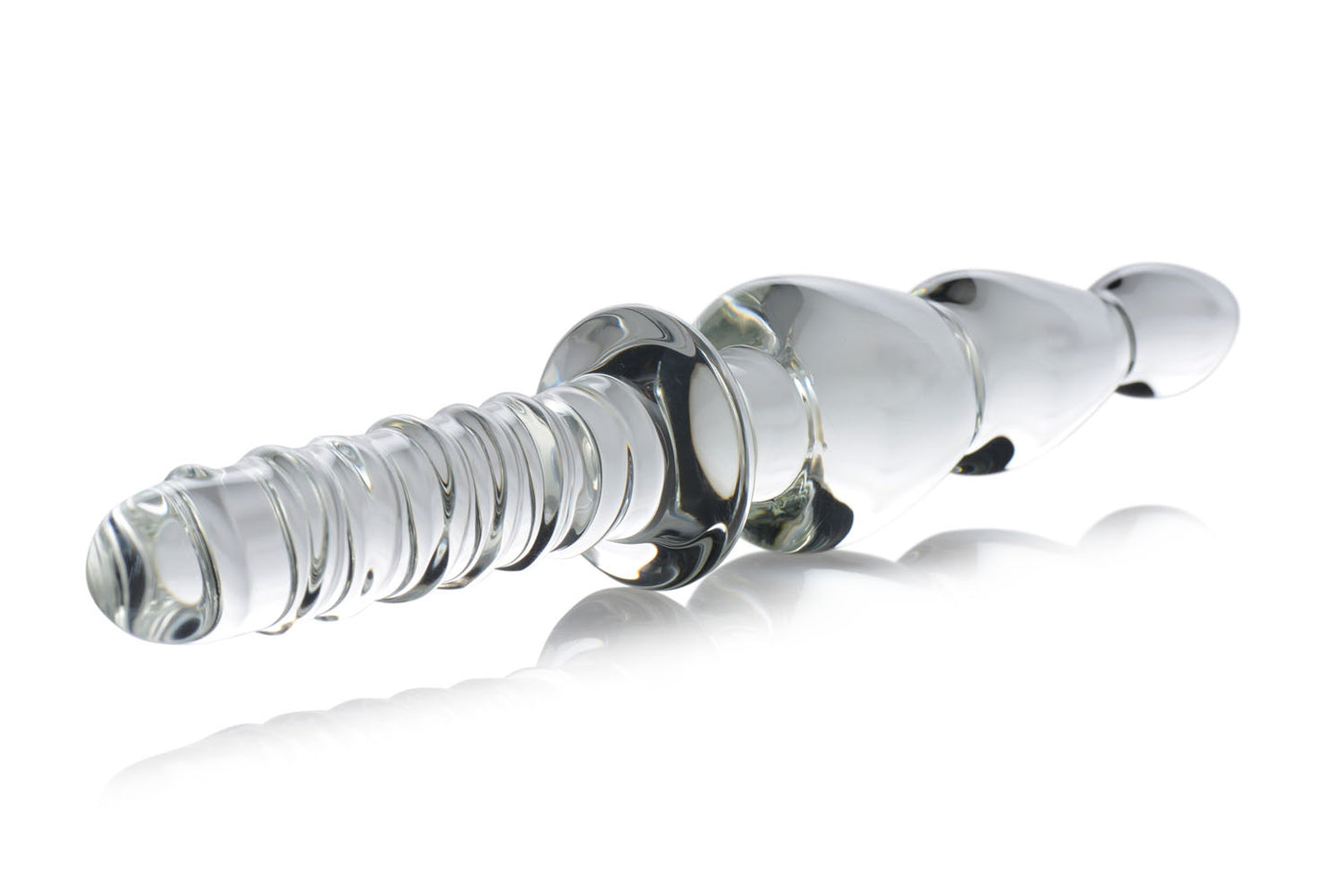 Saber Anal Links Glass Thruster by XR Brands