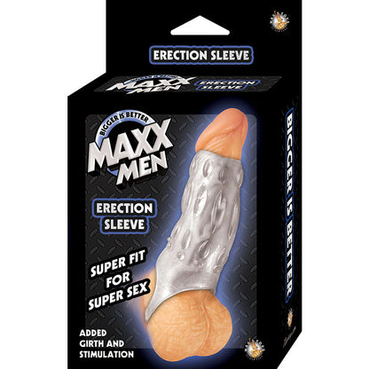 Maxx Men Erection Sleeve - Clear by Nasstoys