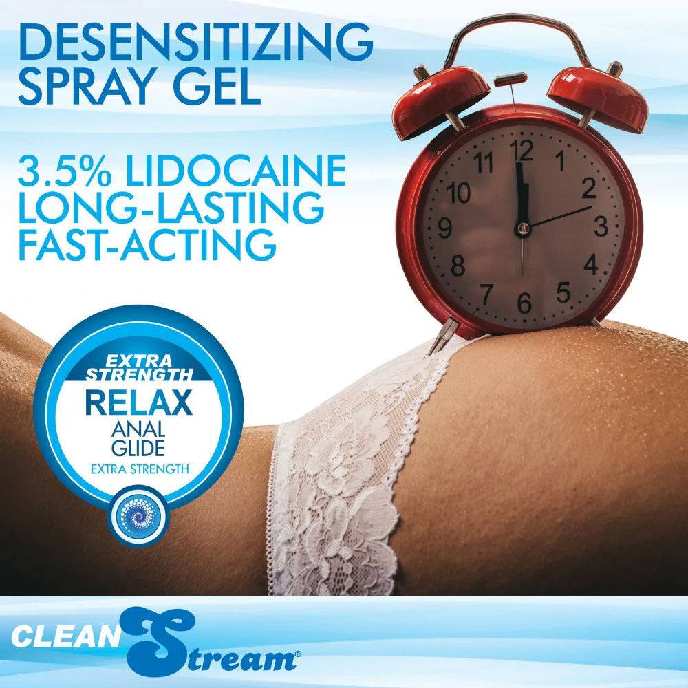 Relax Desensitizing Lubricant With Nozzle Tip - 4 Oz. 118ml by XR Brands
