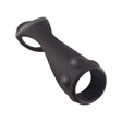 Nasstoys Enhancer Textured Cock Strap & Ball Stretcher — Black, 3.5 in - NW3301
