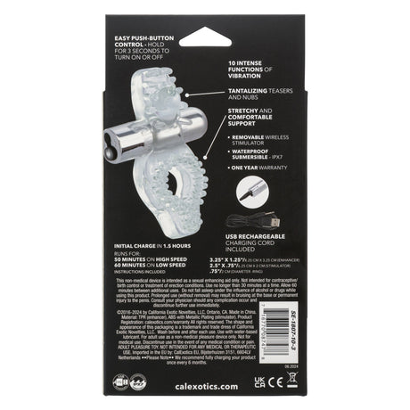 CalExotics Wireless Passion Enhancer — Rechargeable Clear - SE1807103