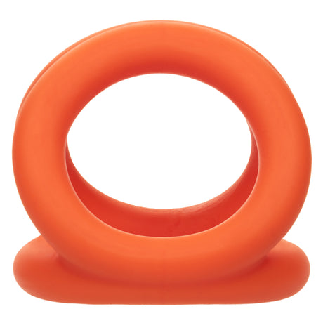 Alpha Liquid Silicone Tri-Ring - Orange Orange