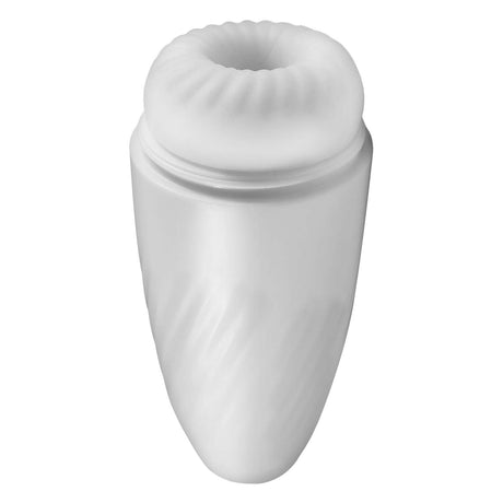 Nasstoys Magic Vibrating & Talking Masturbator — White - NW3296