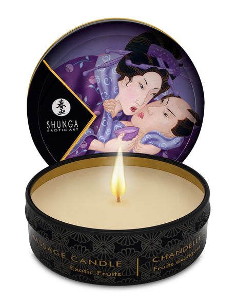 Shunga Mini Massage Candle — Libido Exotic Fruits, 1 fl oz - SHU4602