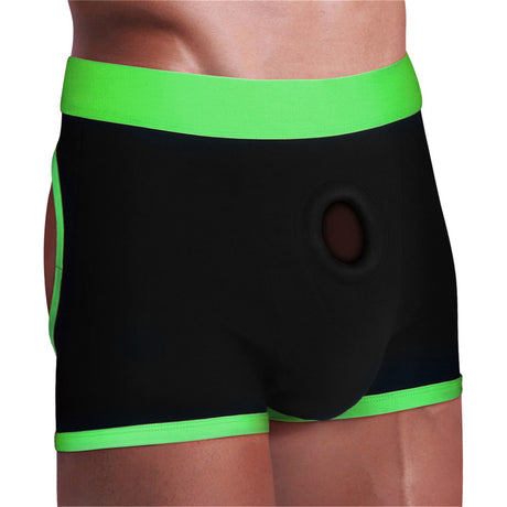 "Strap-on Black/green Boxers - M/l TMN-GL-5001"