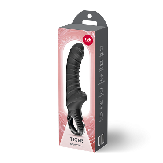 Fun Factory Tiger G-Spot Vibrator, Black - FUN-998BK