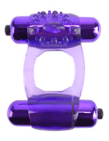 Pipedream Fantasy Duo-Vibrating Super Ring — Purple - PD5863-12