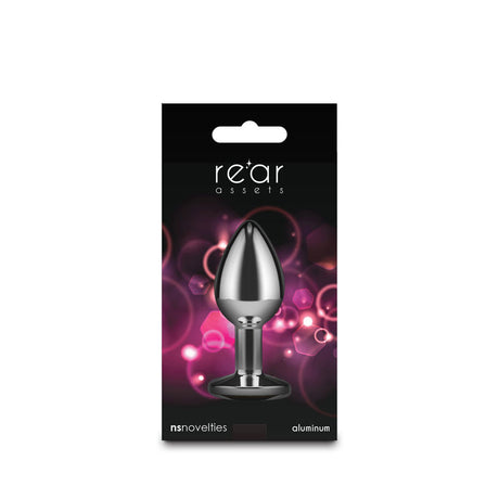 Rear Assets Silver Small Pink Gem