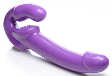 XR Brands Revolver 7" Thick Strapless Strap-On — Purple - SU-AG584