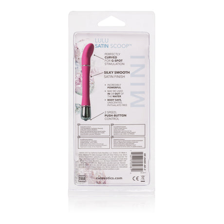 Lulu Satin Scoop Vibe - Pink by CalExotics