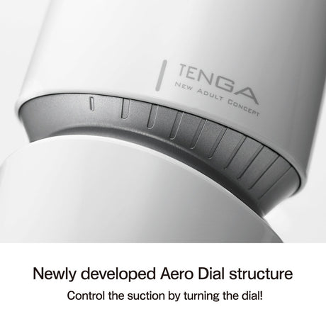 Tenga AERO Cobalt Ring Adjustable Suction Sleeve with Drying Stand & Sample Lube - TN607