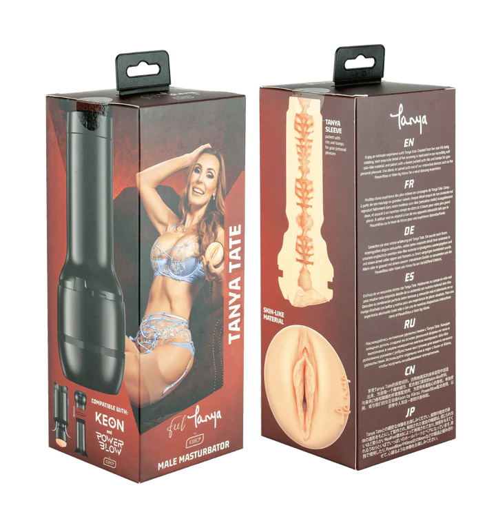 Kiiroo FeelTanya Stroker — TPE Sleeve, Life-Cast Tunnel 220x84 - KR2663