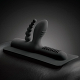 The Cowgirl Buckwild Double-Penetration Silicone Attachment — Black - TC4037