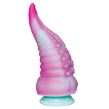 NOBÜ Tëku Medical-Grade Silicone Dildo — Pink/Turquoise - NB1737