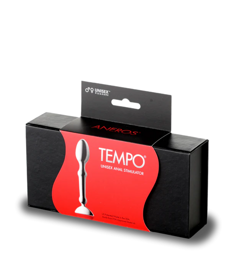 Aneros Tempo Stainless Steel Prostate Massager, 3.75 in - AN3809