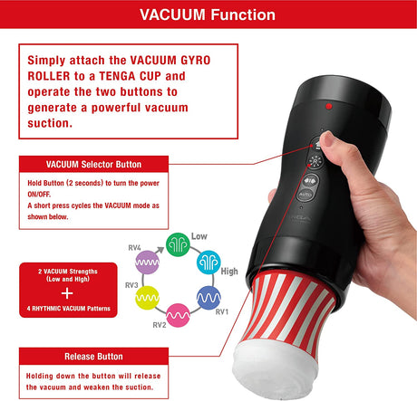 Tenga Vacuum Gyro Roller — Rolling & Vacuum Controller - TN177