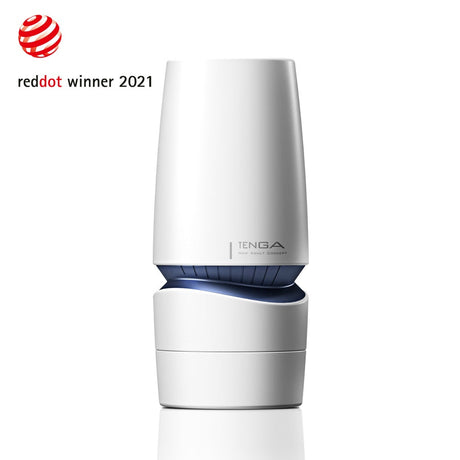 Tenga AERO Cobalt Ring Adjustable Suction Sleeve with Drying Stand & Sample Lube - TN607