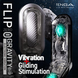 Tenga Flip Zero Gravity EV Vibrating Sleeve, Black - TN387