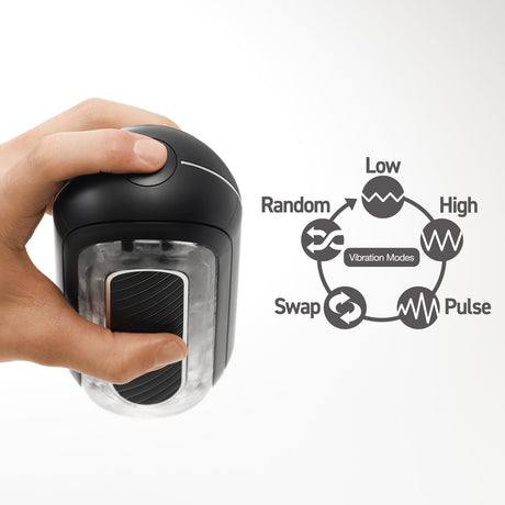 Tenga Flip Zero Gravity EV Vibrating Sleeve, Black - TN387