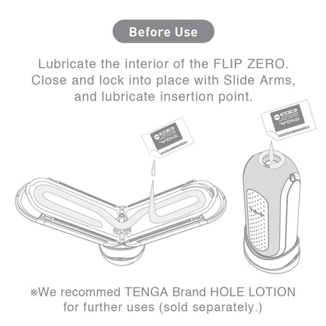Tenga Flip Zero Reusable Male Sleeve — White - TN378