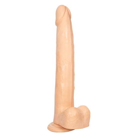 CalExotics Size Queen 12-inch Realistic Dildo — Ivory - SE0263502