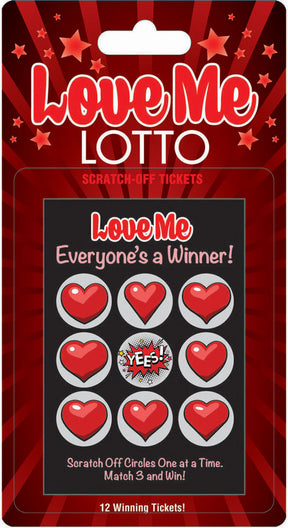 Little Genie Love Me Lotto Scratch-Off Game, 12 Tickets - LG-BG070