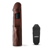 Curve Toys Jock Vibrating Penis Extension Sleeve - Dark - CN1019-DARK