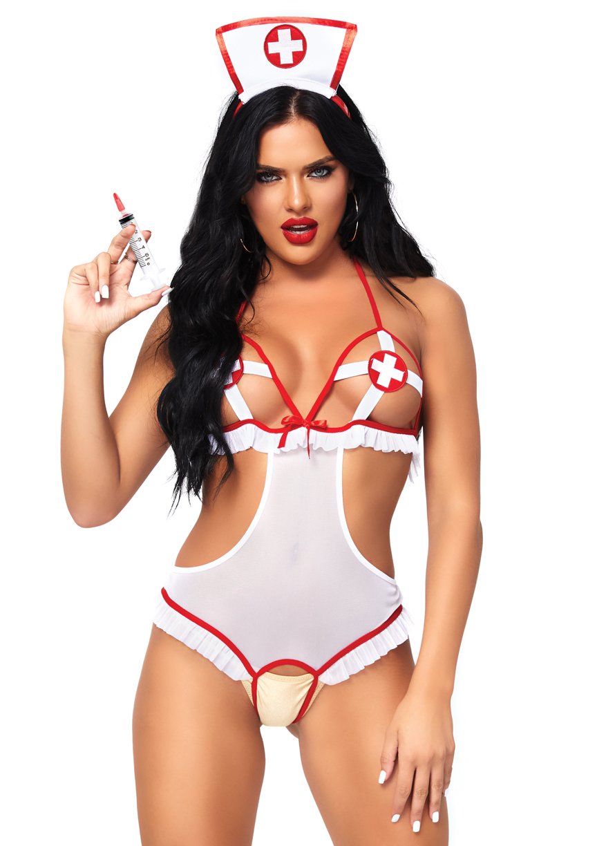 2 Pc. Naughty Nurse - One Size by Leg Avenue