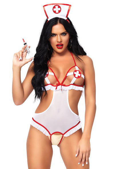 2 Pc. Naughty Nurse - One Size by Leg Avenue