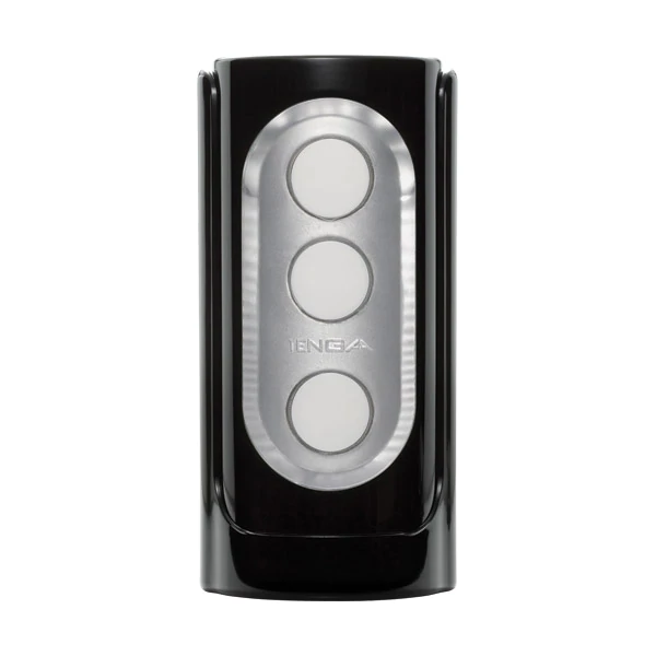 Tenga Flip Hole Black Male Masturbator — Flip-Style Reusable Sleeve - TN310