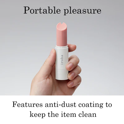 Iroha Stick Personal Vibrator — Light Pink & White - TN829