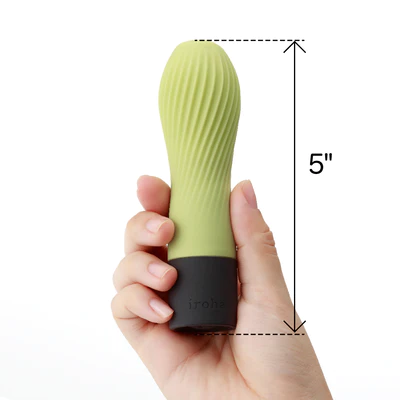 Iroha zen MATCHA Vibrator — Soft-Touch Silicone, 5 in - TN908
