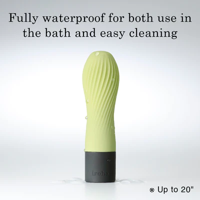 Iroha zen MATCHA Vibrator — Soft-Touch Silicone, 5 in - TN908