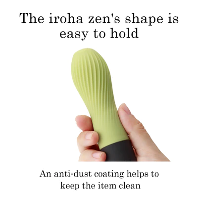 Iroha zen MATCHA Vibrator — Soft-Touch Silicone, 5 in - TN908