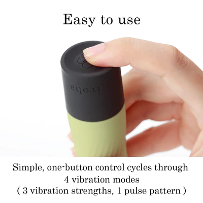 Iroha zen MATCHA Vibrator — Soft-Touch Silicone, 5 in - TN908