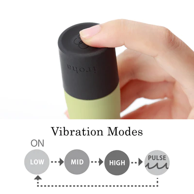 Iroha zen MATCHA Vibrator — Soft-Touch Silicone, 5 in - TN908