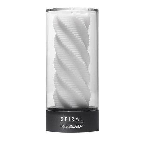Tenga 3D Spiral Male Masturbator — Stretchable Textured Sleeve - TN400