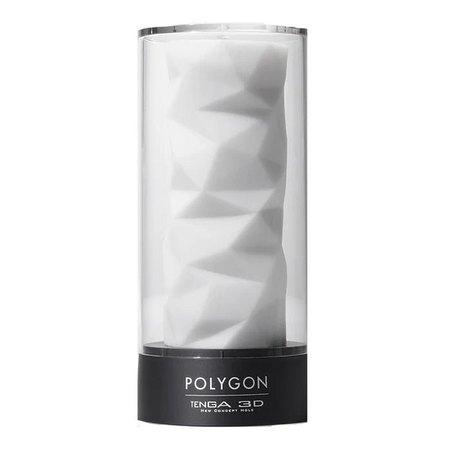 Tenga 3D Polygon Male Masturbator — Textured Reusable Sleeve - TN415