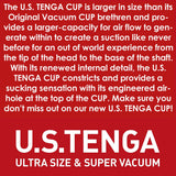 Tenga Original Vacuum Cup — Ultra Size Edition (Disposable, Pre‑lubricated) - TN127