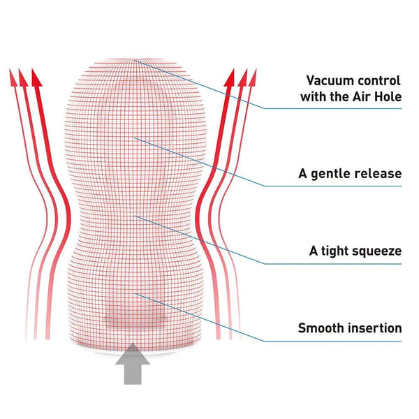 Tenga Original Vacuum Cup — Extra Strong Single-Use Sleeve - TN155