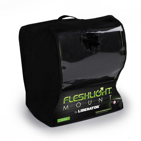 Liberator Top Dog Mount for Fleshlight — Black Faux Leather - L9782