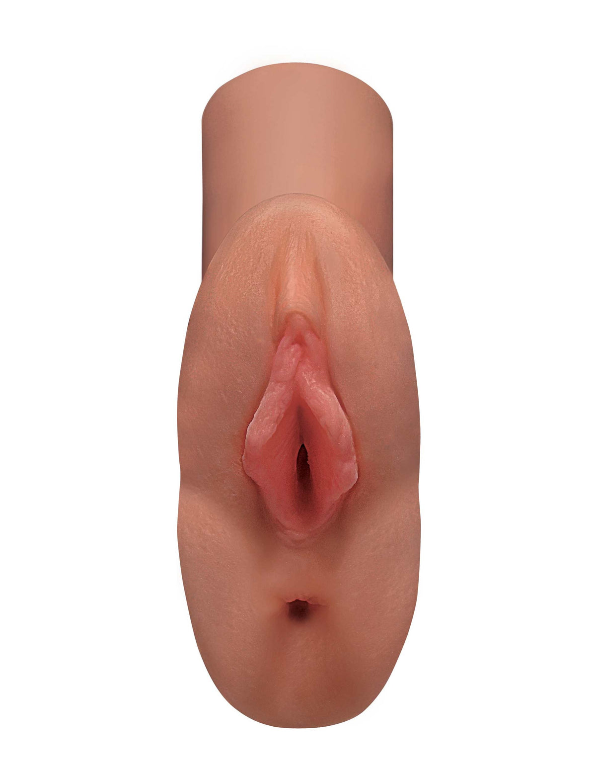 Pipedream Perfect Pussy Double Stroker — Tan Pocket Stroker - PDRD607-22