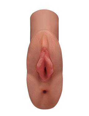 Pipedream Perfect Pussy Double Stroker — Tan Pocket Stroker - PDRD607-22